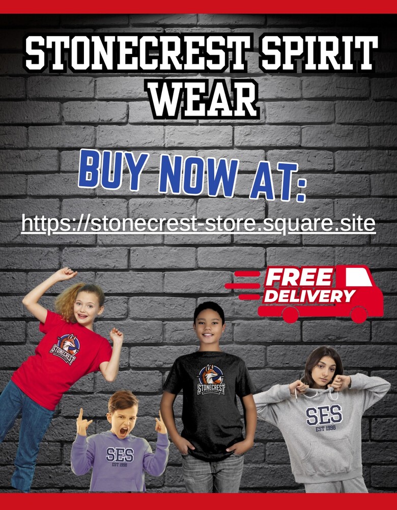 Students modeling spiritwear